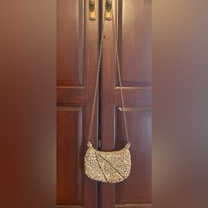 Mary Frances Sea of Pearls Beaded Mini Evening Bag